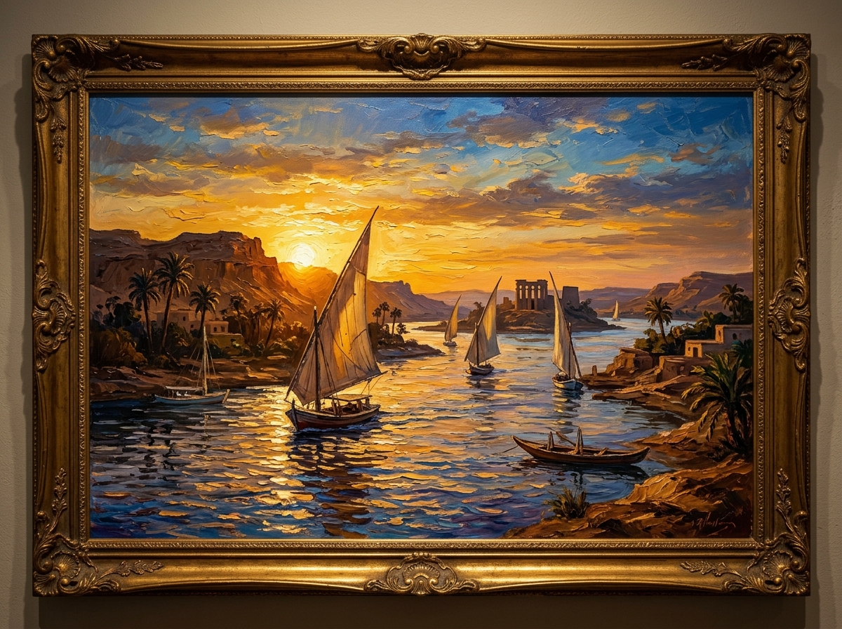 Eternal Twilight Over the Nile